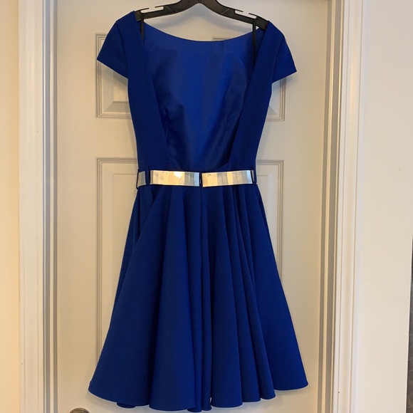 IEENA for Mac Duggal Blue Dress - Picture 2 of 7